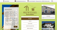 Desktop Screenshot of portedescevennes.com